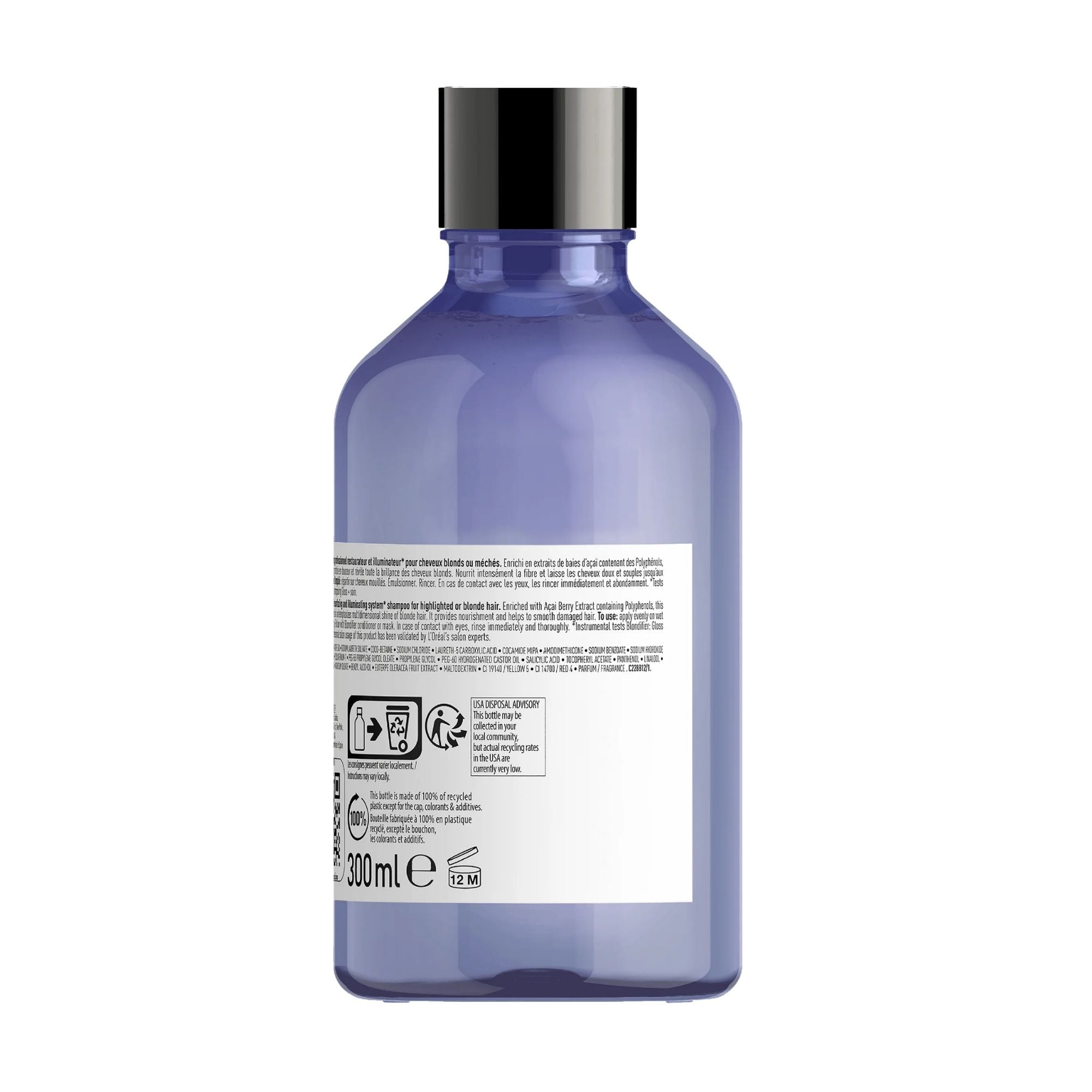 L'Oréal Professionnel Serie Expert Blondifier Gloss Shampoo 300mL – 2 Pack