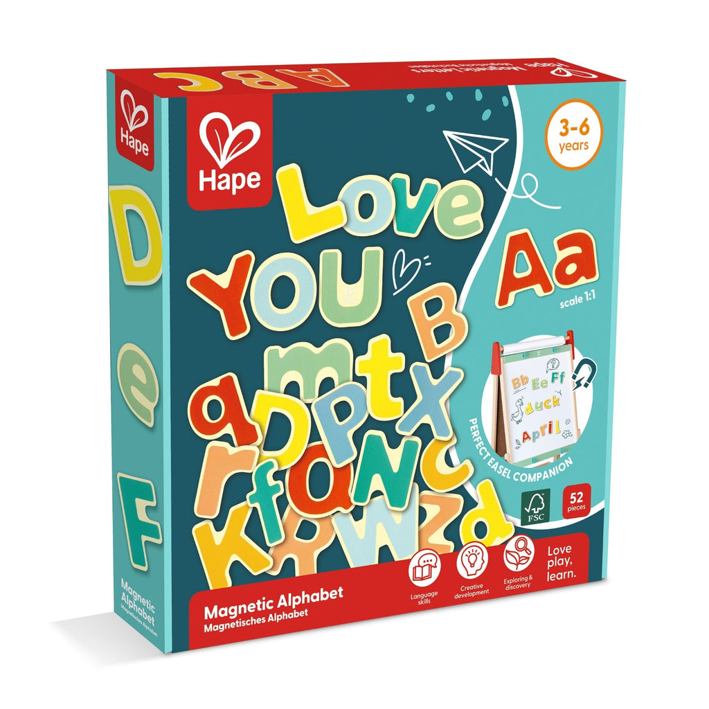 Hape 52pc Magnetic Alphabet