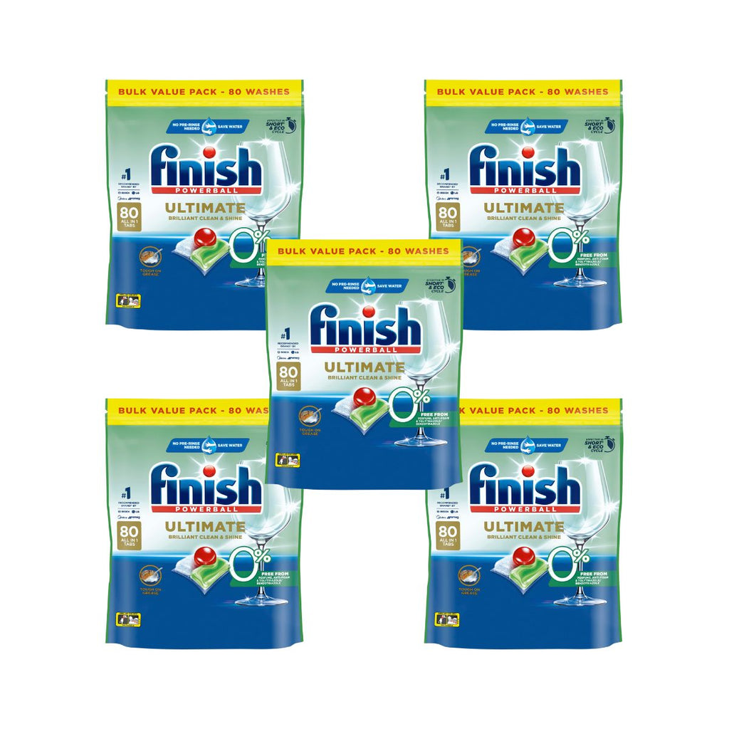 Finish Ultimate 0% Foam 400 Dishwasher Tablets