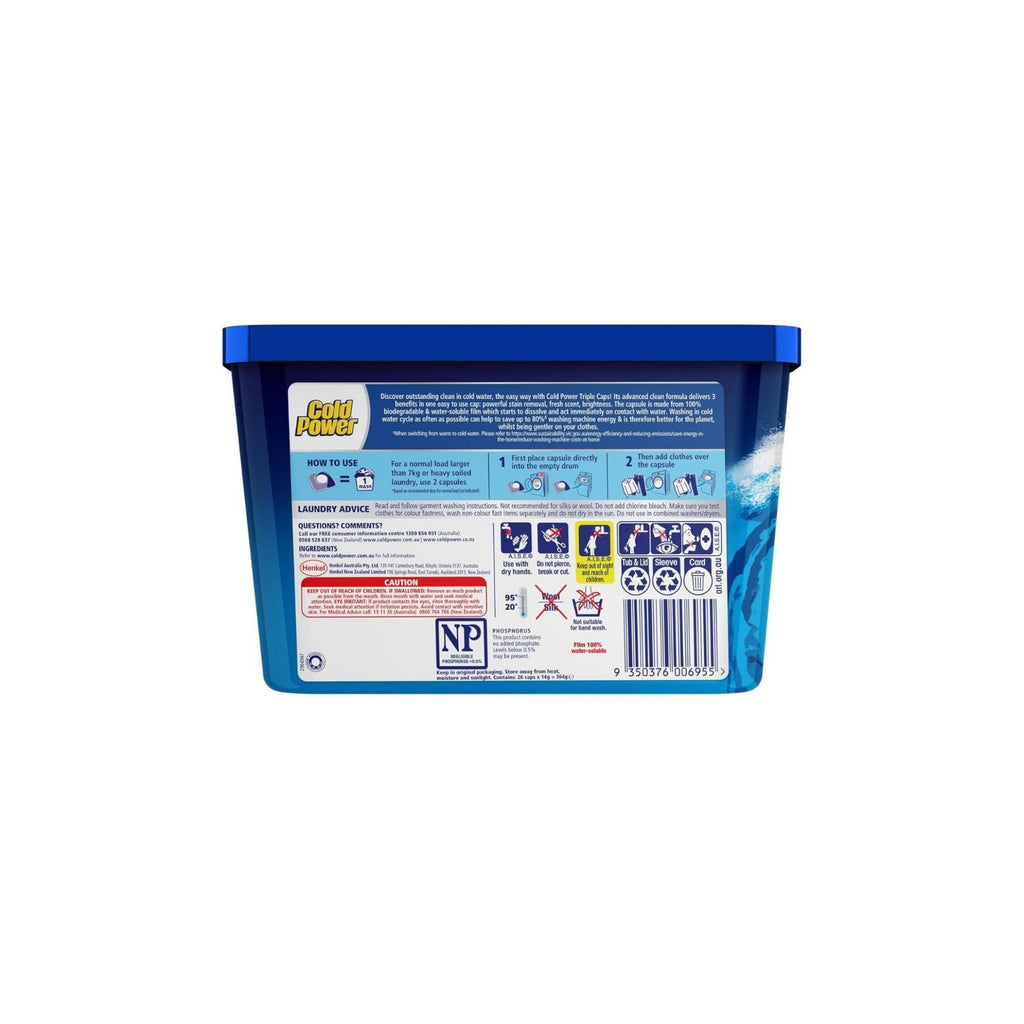 Cold Power Advanced Clean x 208 Laundry Detergent Capsules