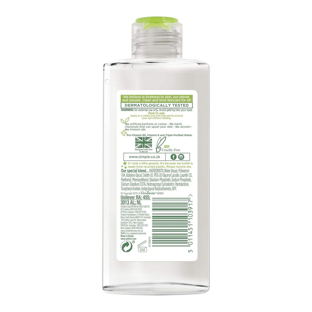 Simple 125mL Eye Make Up Remover
