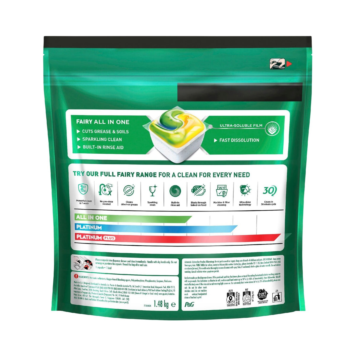 Fairy All in One x 220 Lemon Dishwasher Tablets