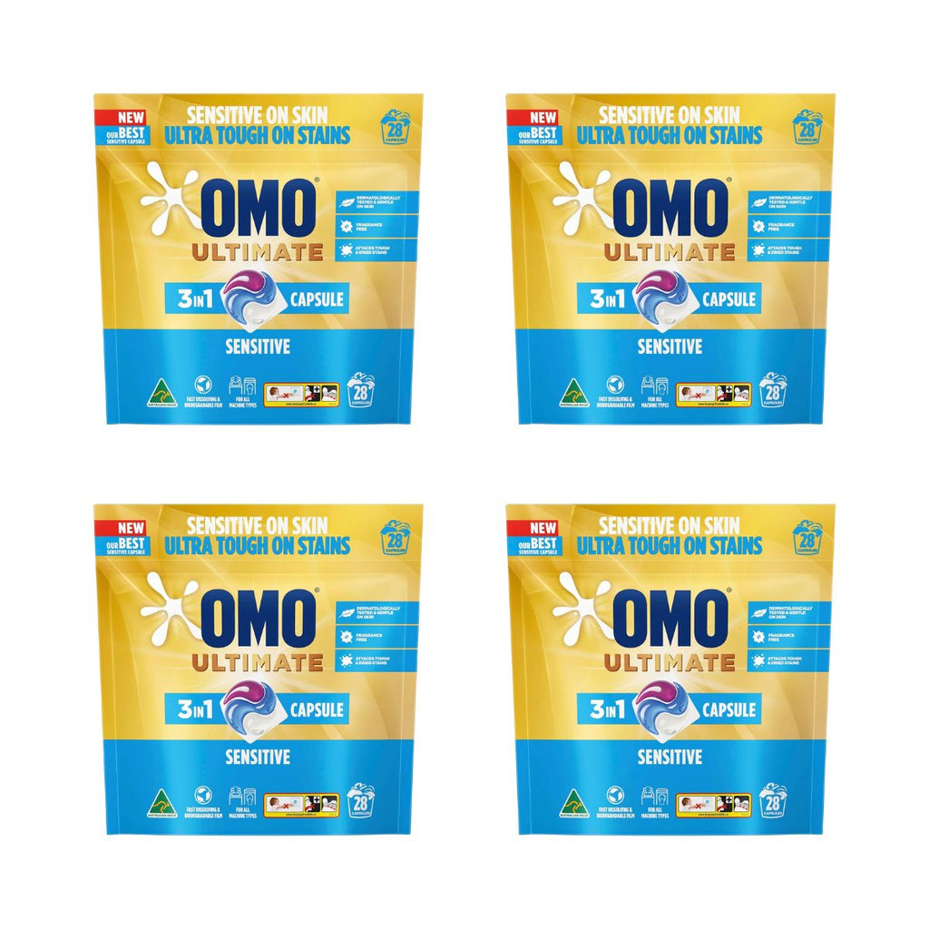 Omo Ultimate 3in1 Sensitive 112 Laundry Capsules