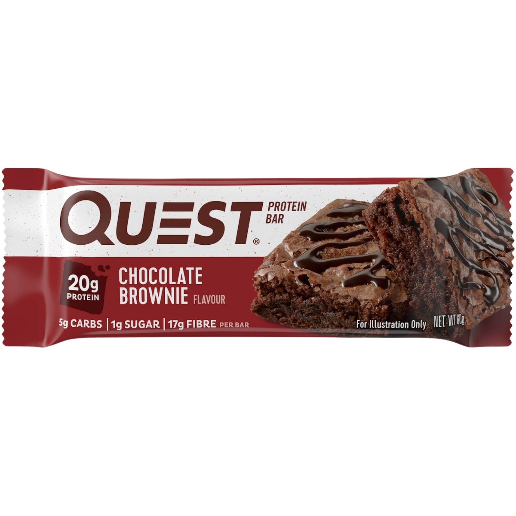 Quest Chocolate Brownie Protein Bars 12x60g