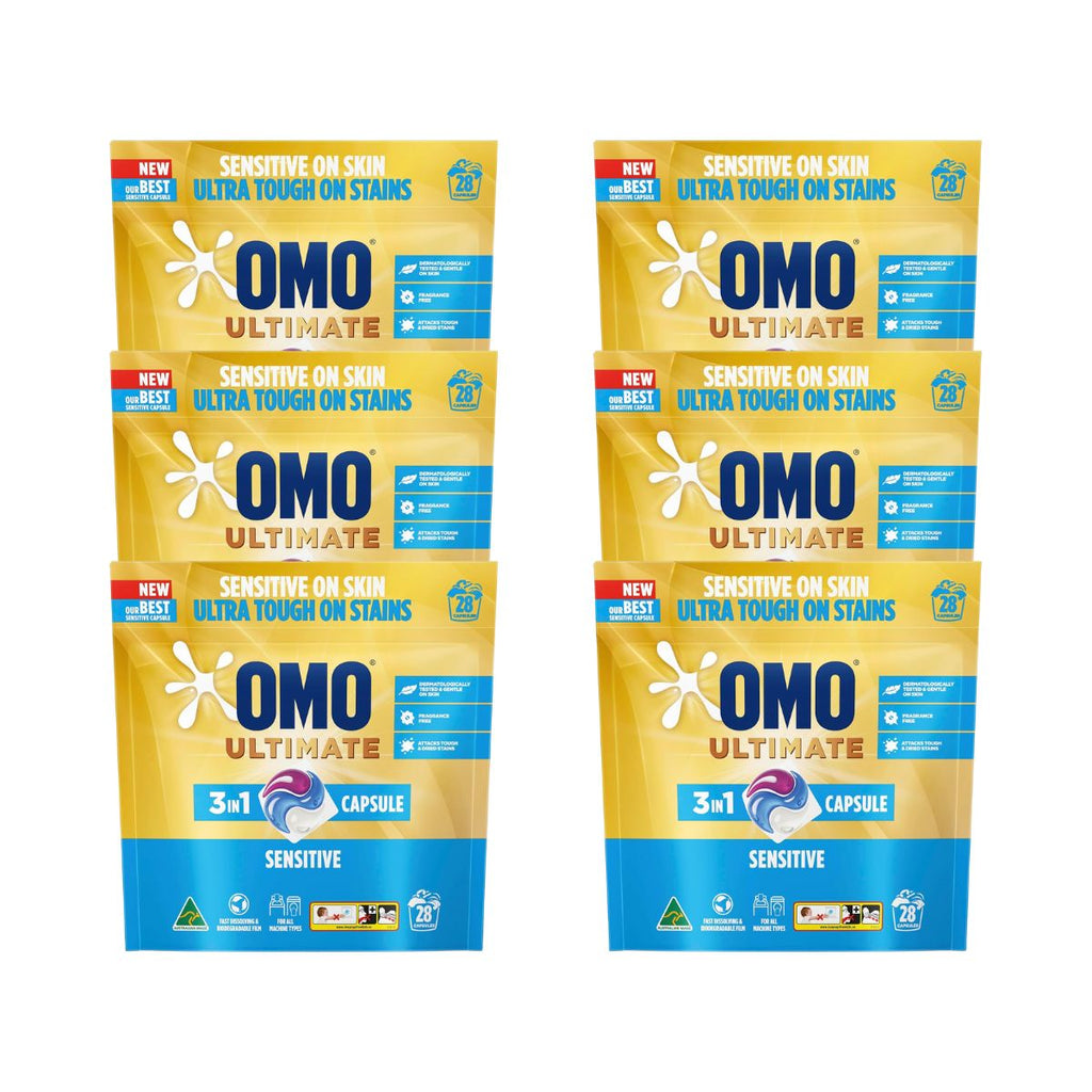 Omo Ultimate 3in1 Sensitive 168 Laundry Capsules