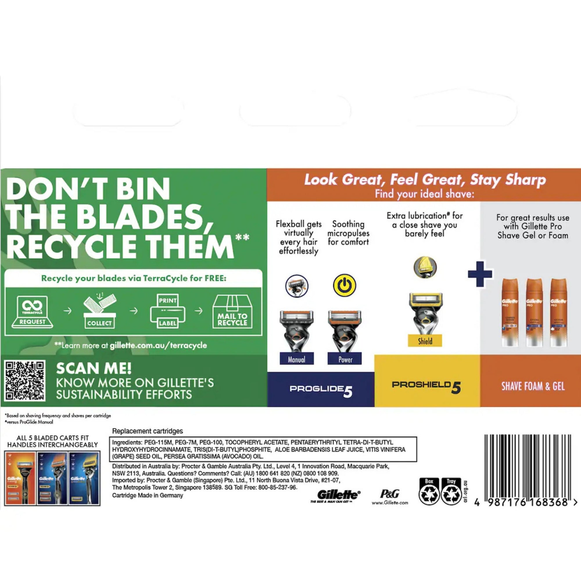 Gillette Fusion 5 Cartridges 12pk