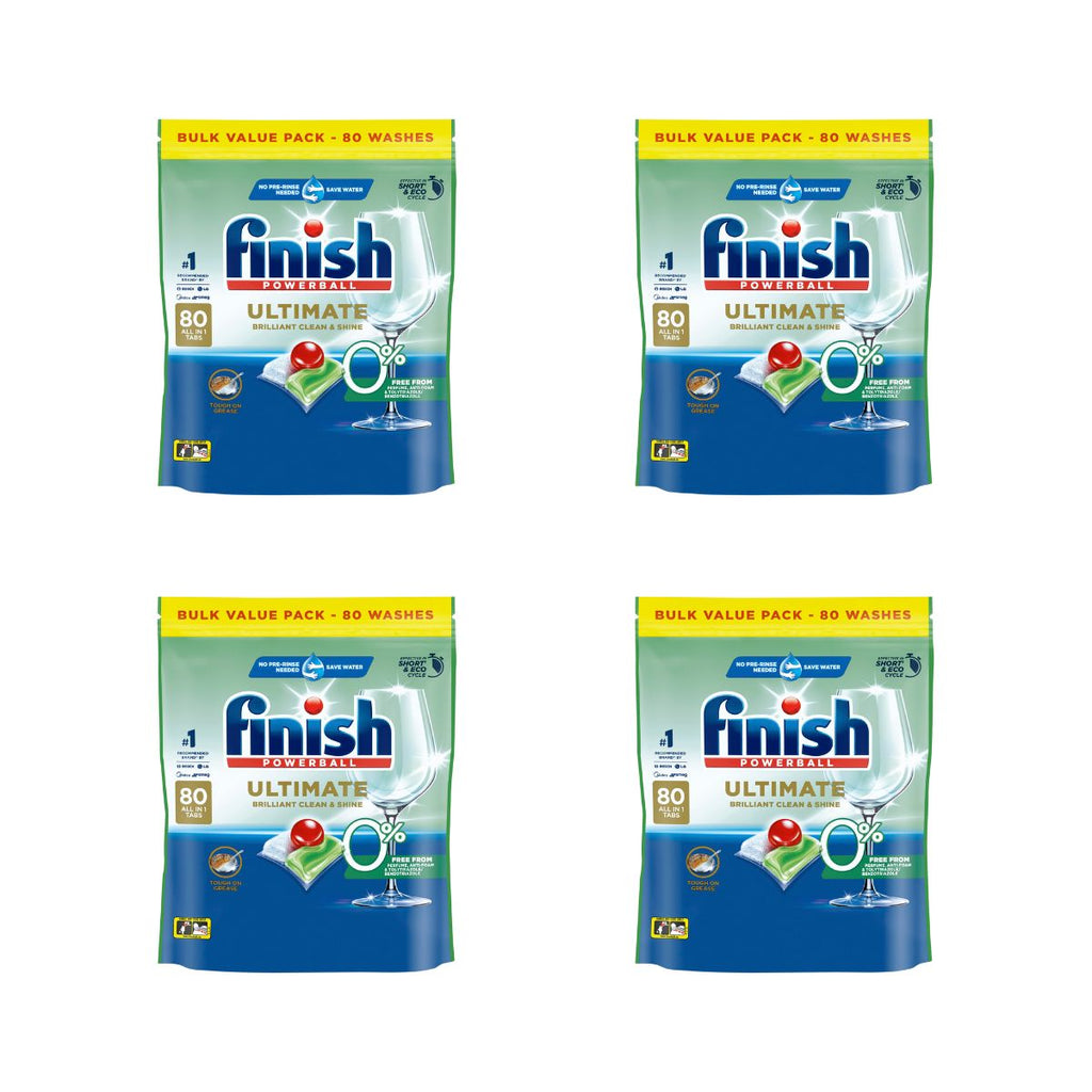 Finish Ultimate 0% Foam 320 Dishwasher Tablets