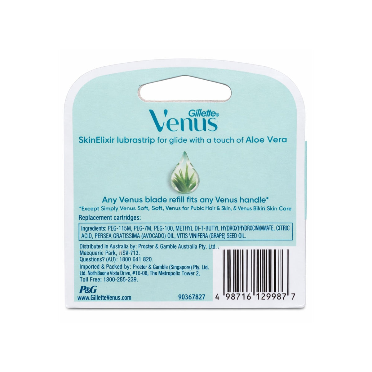 Gillette Venus Smooth Sensitive Cartridges 8pk x2
