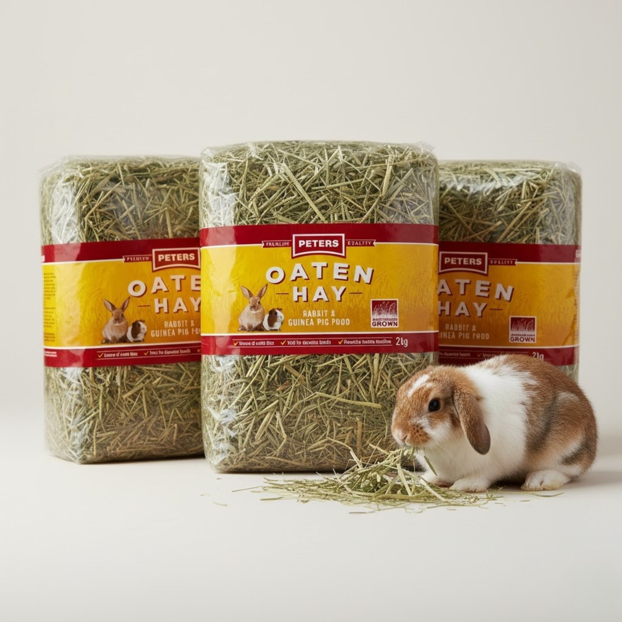 Peters Oaten Hay 2kg x3