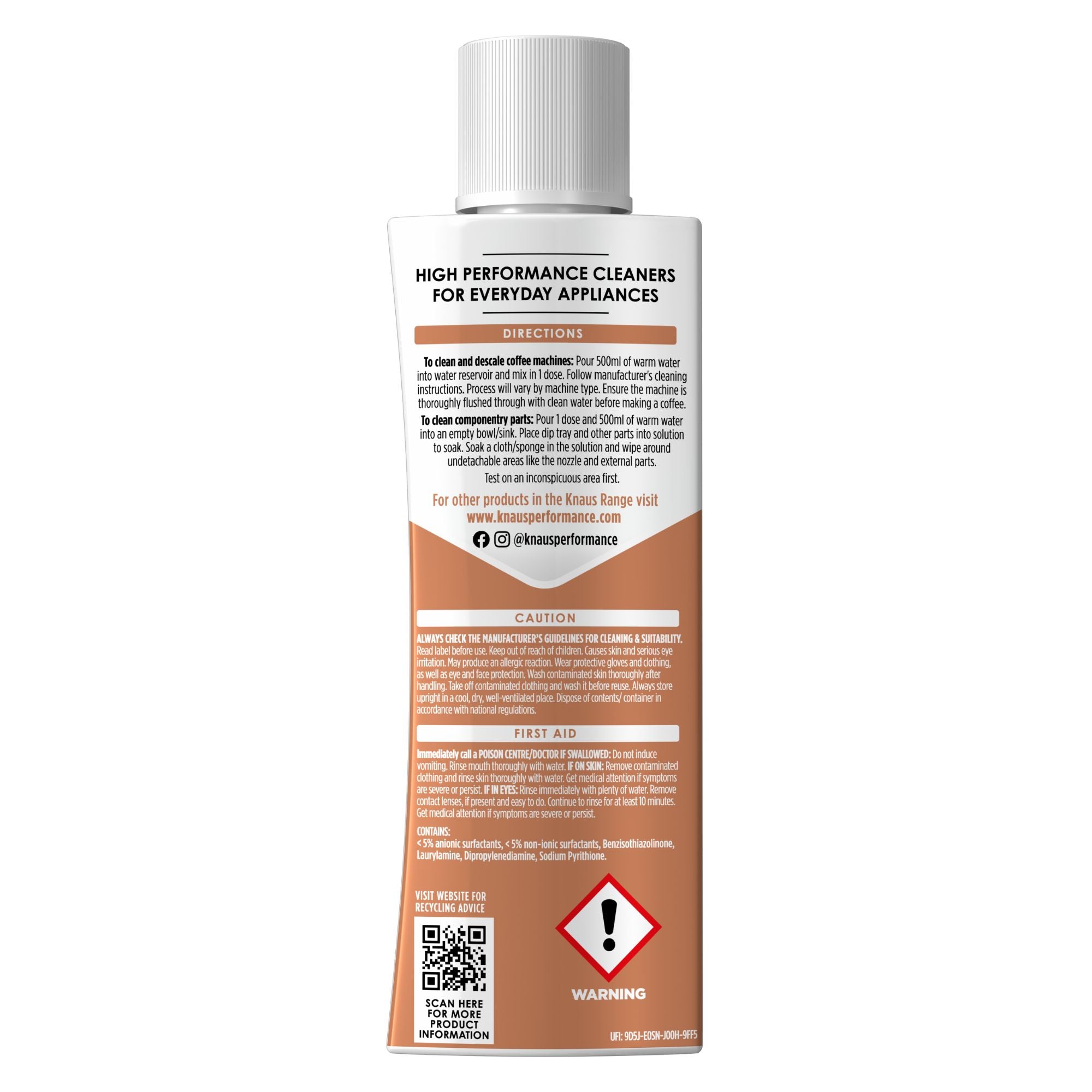 Knaus Coffee Machine Cleaner & Descaler 300ml x2