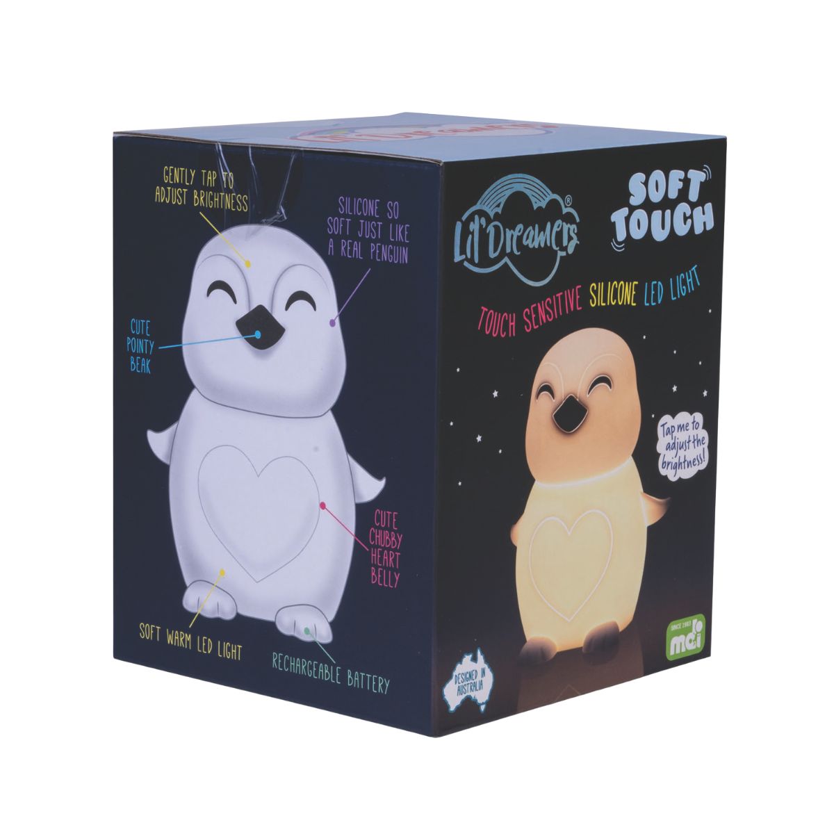 Lil' Dreamers Penguin Soft touch LED Light