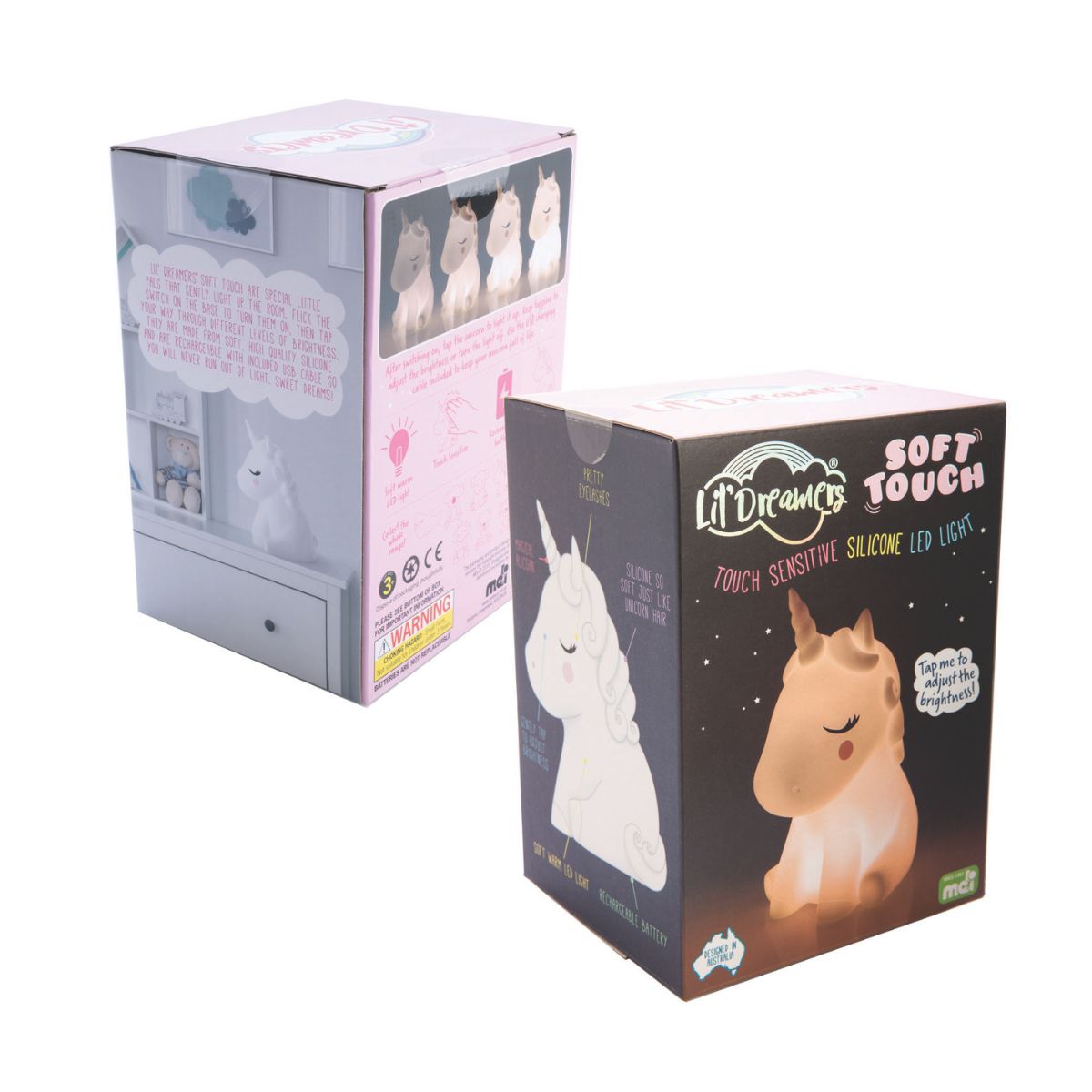 Lil' Dreamers Unicorn Silicone Touch LED Light