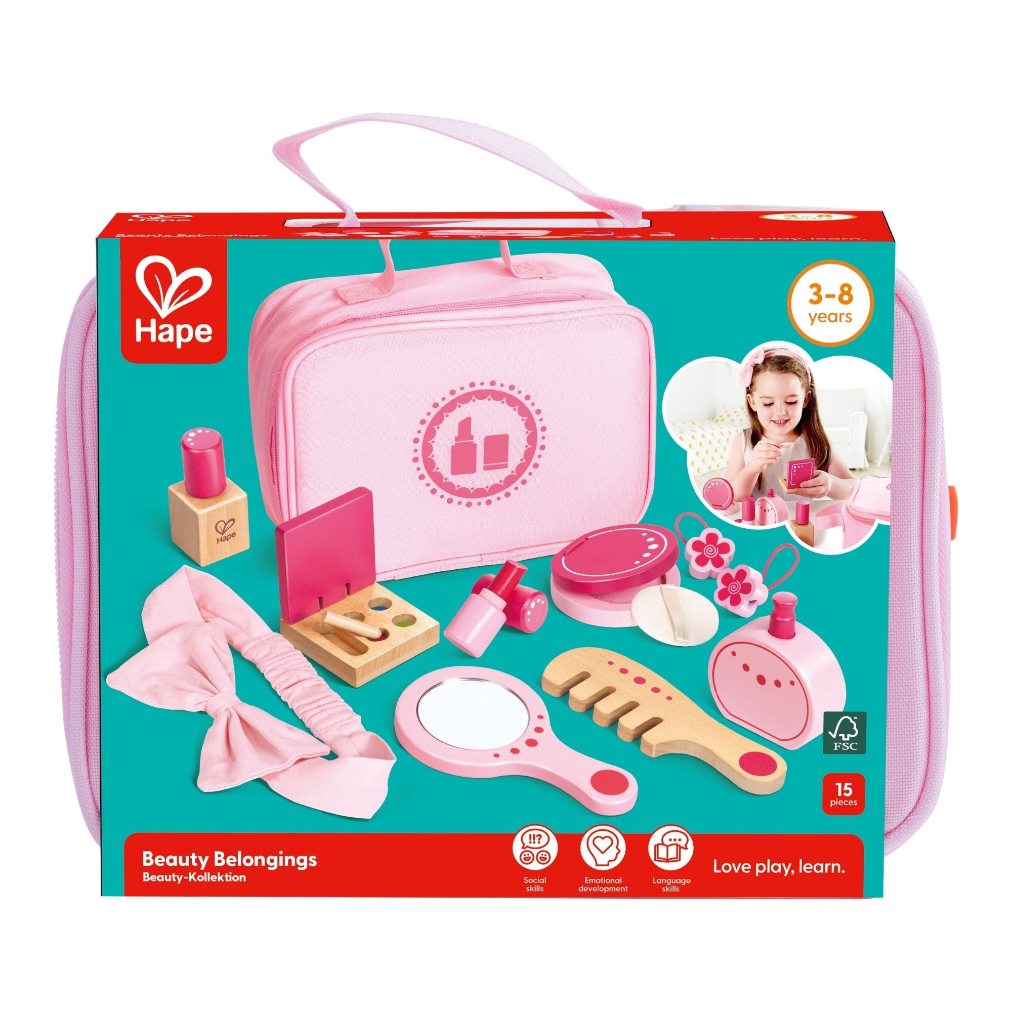 Hape 15pc Beauty Belongings Set