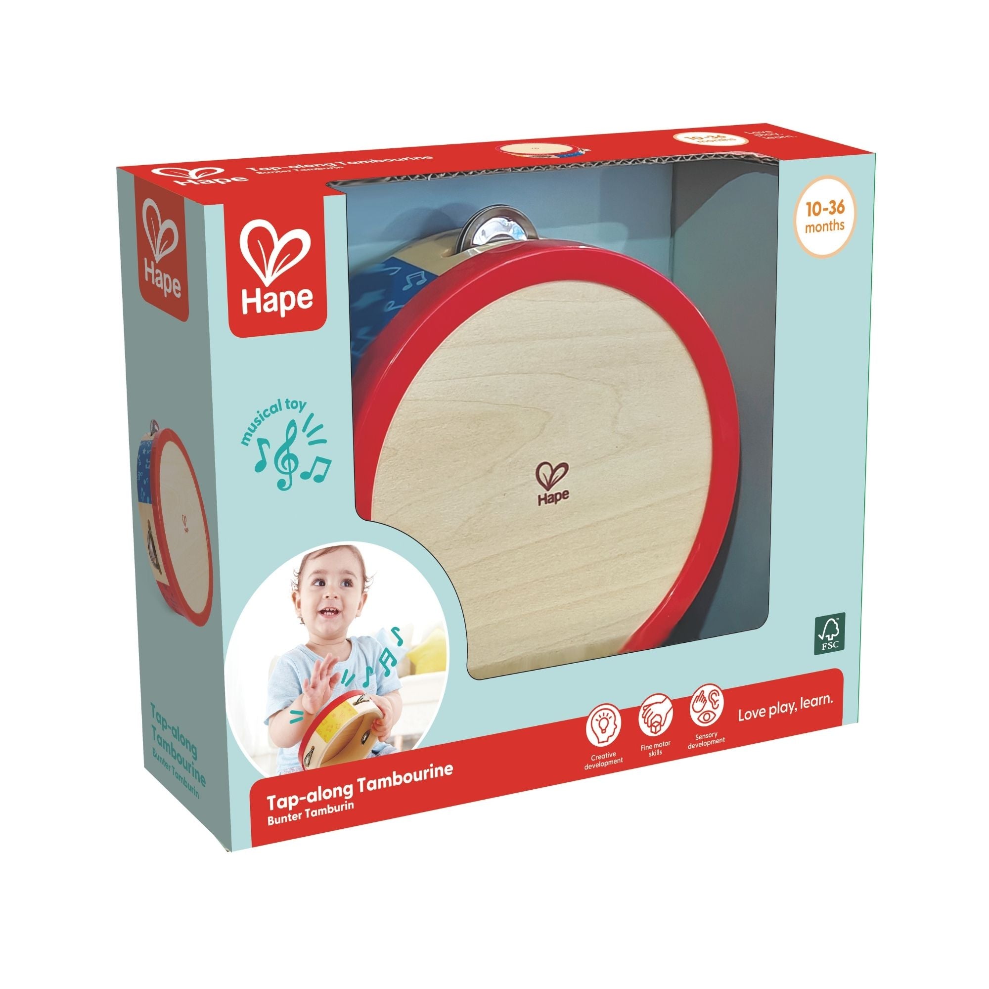 Hape Tap Along Tambourine