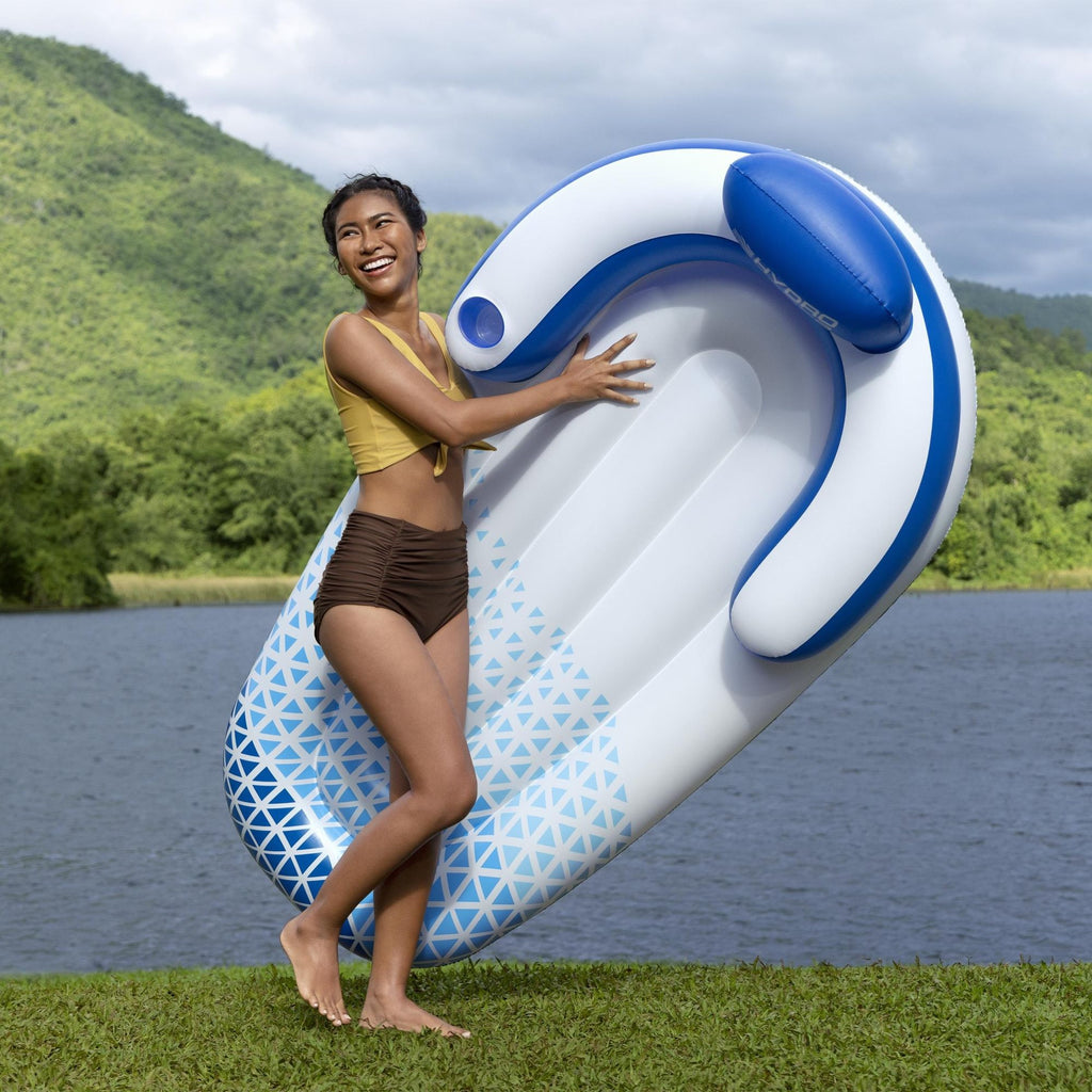 Hydro-Force 1.91m x 1.07m Indigo Wave Lounge