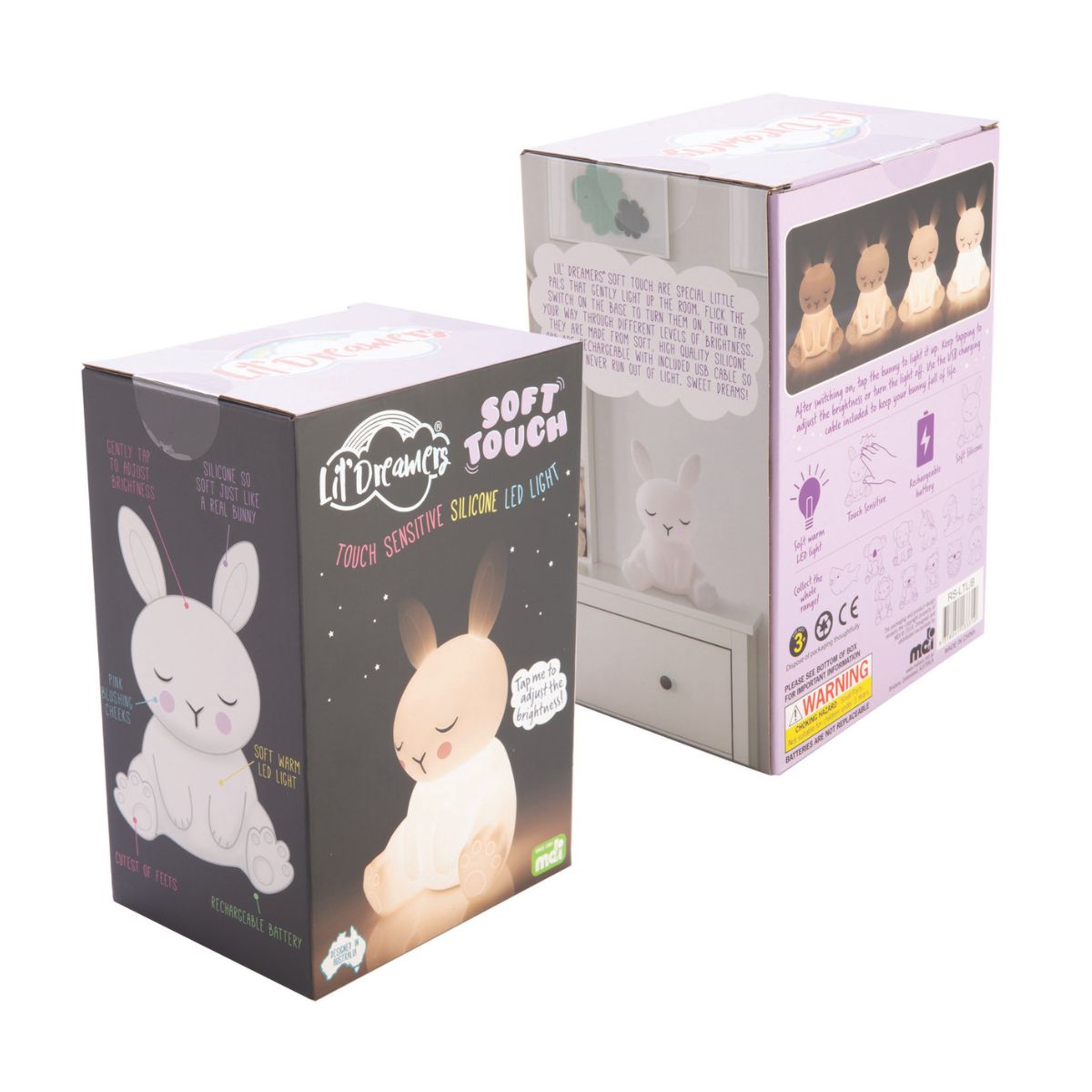 Lil' Dreamers Bunny Soft Touch LED Light
