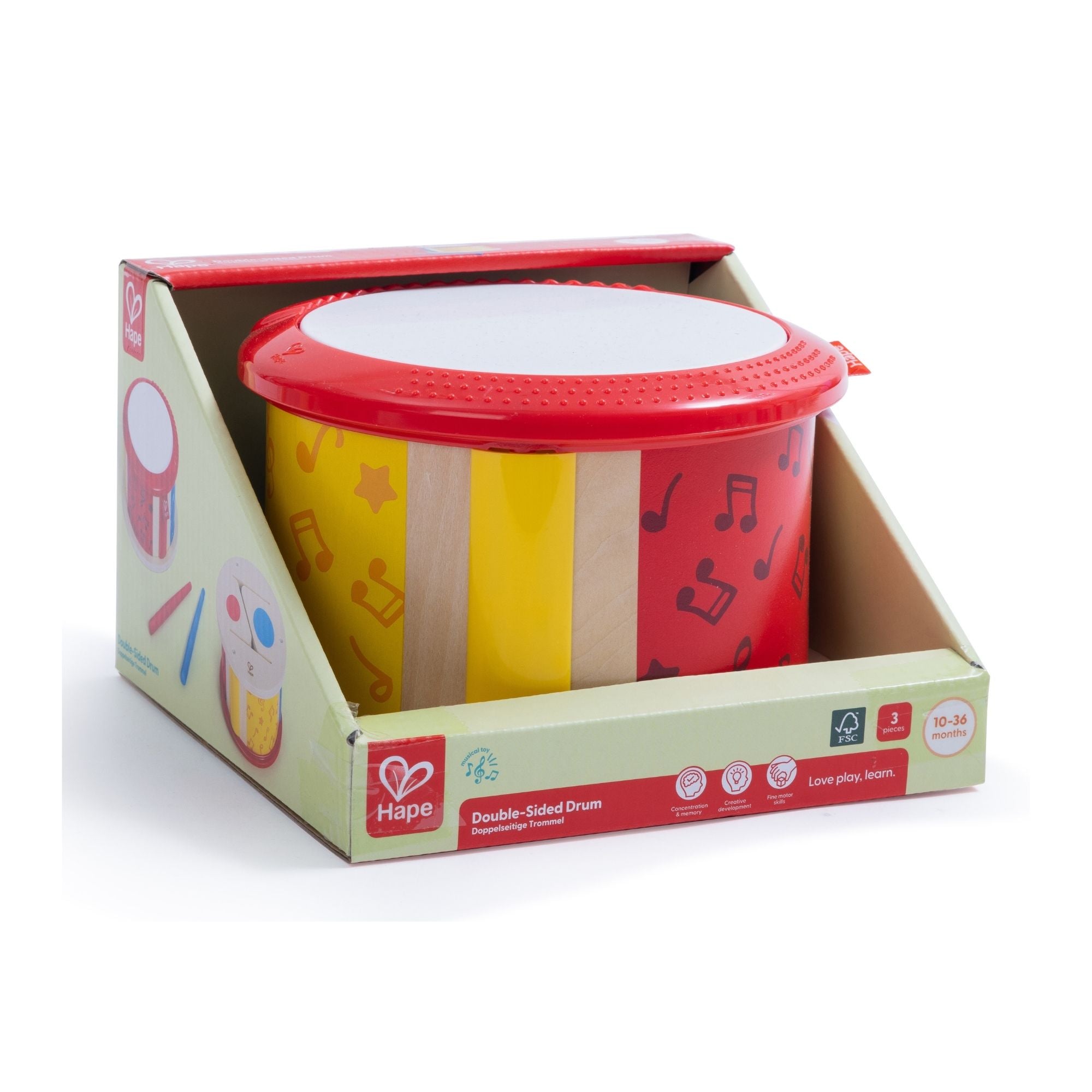 Hape Double Sided Drum