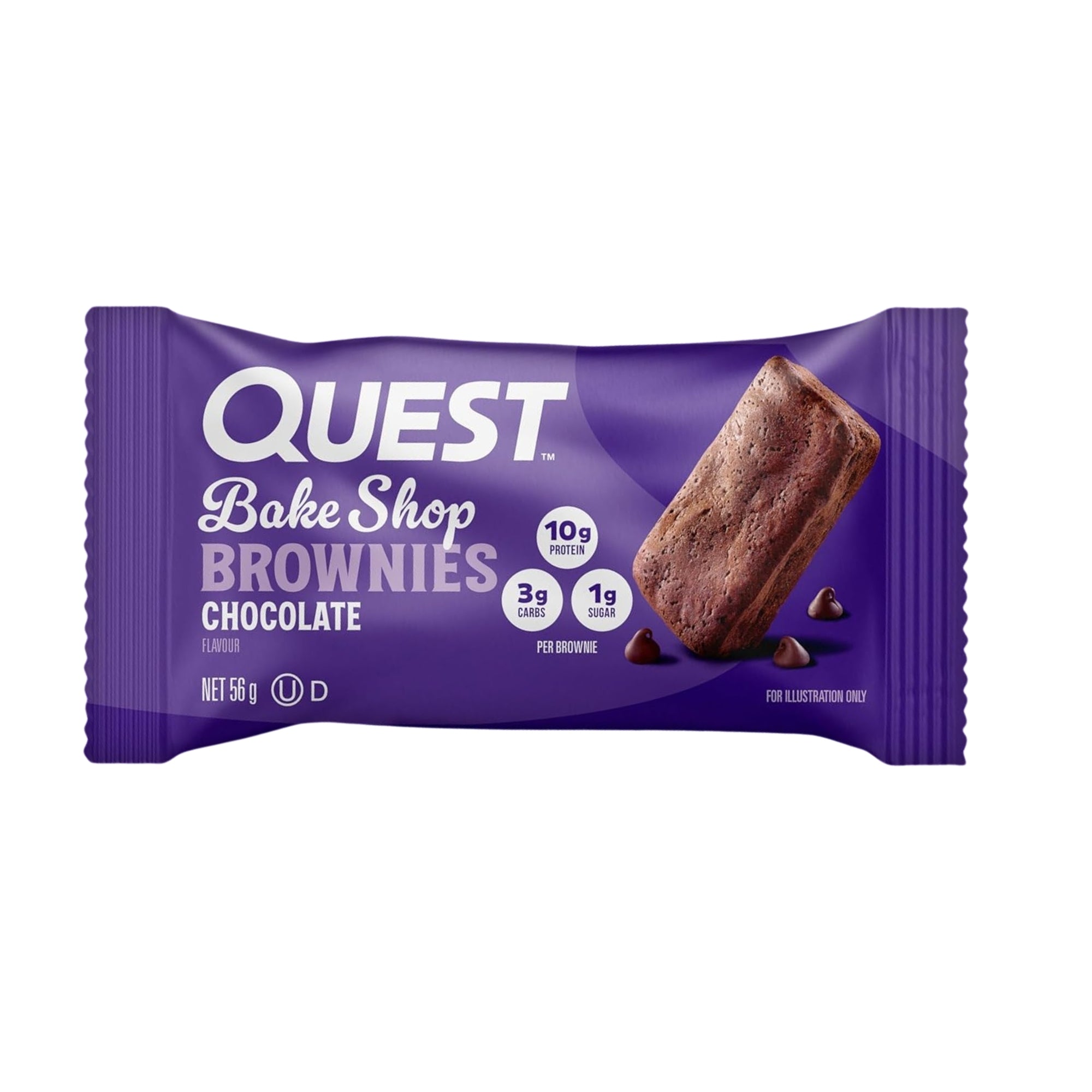 Quest Bake Shop Brownie Protein Bars 10x56g x2
