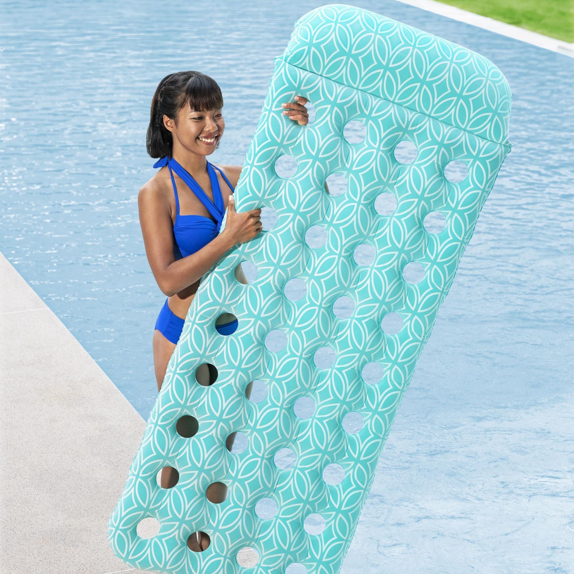 H2OGO! 1.98m x 74cm Comfort Plush Floating Mat