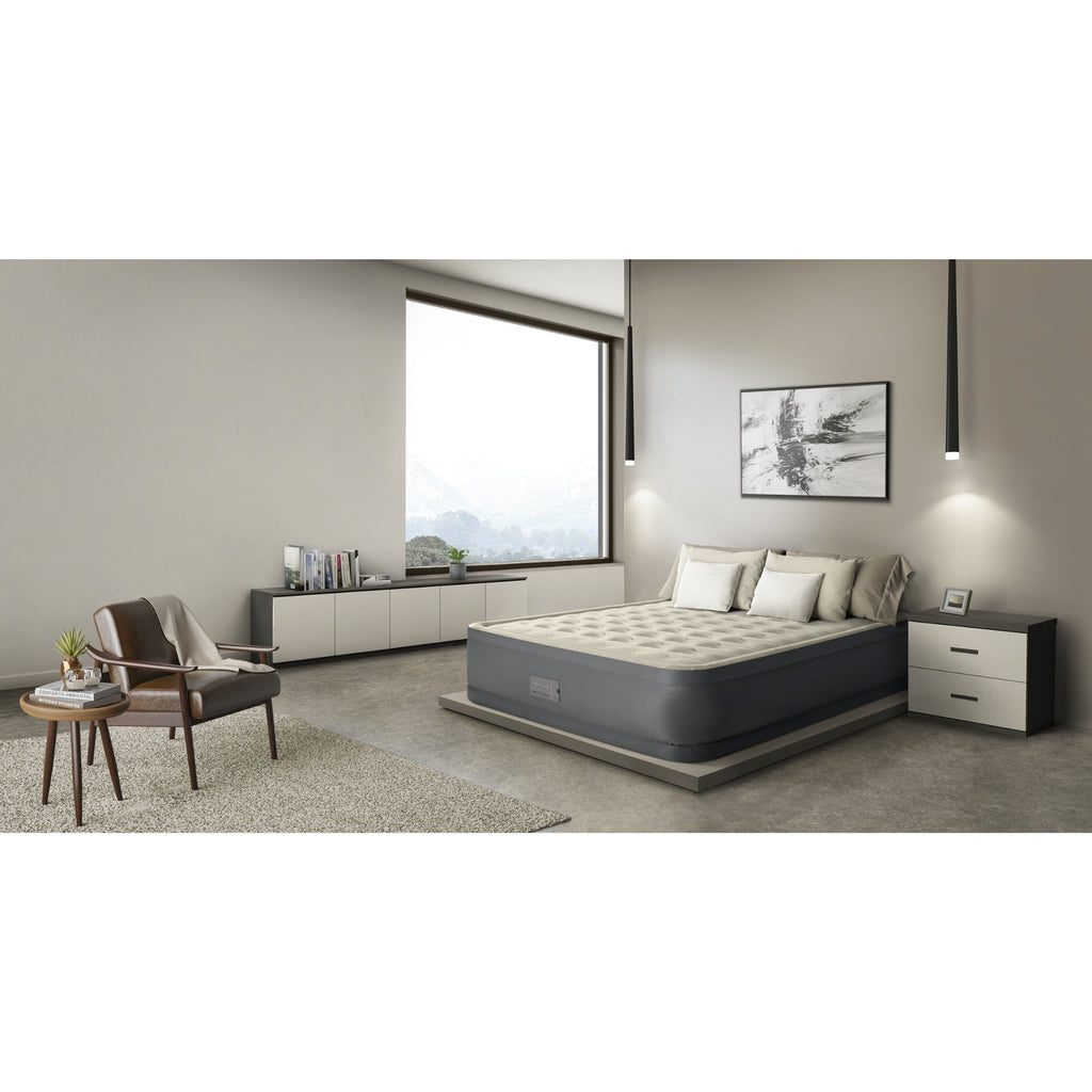 Intex Queen Premaire II Elevated Airbed W/ Fiber-Tech