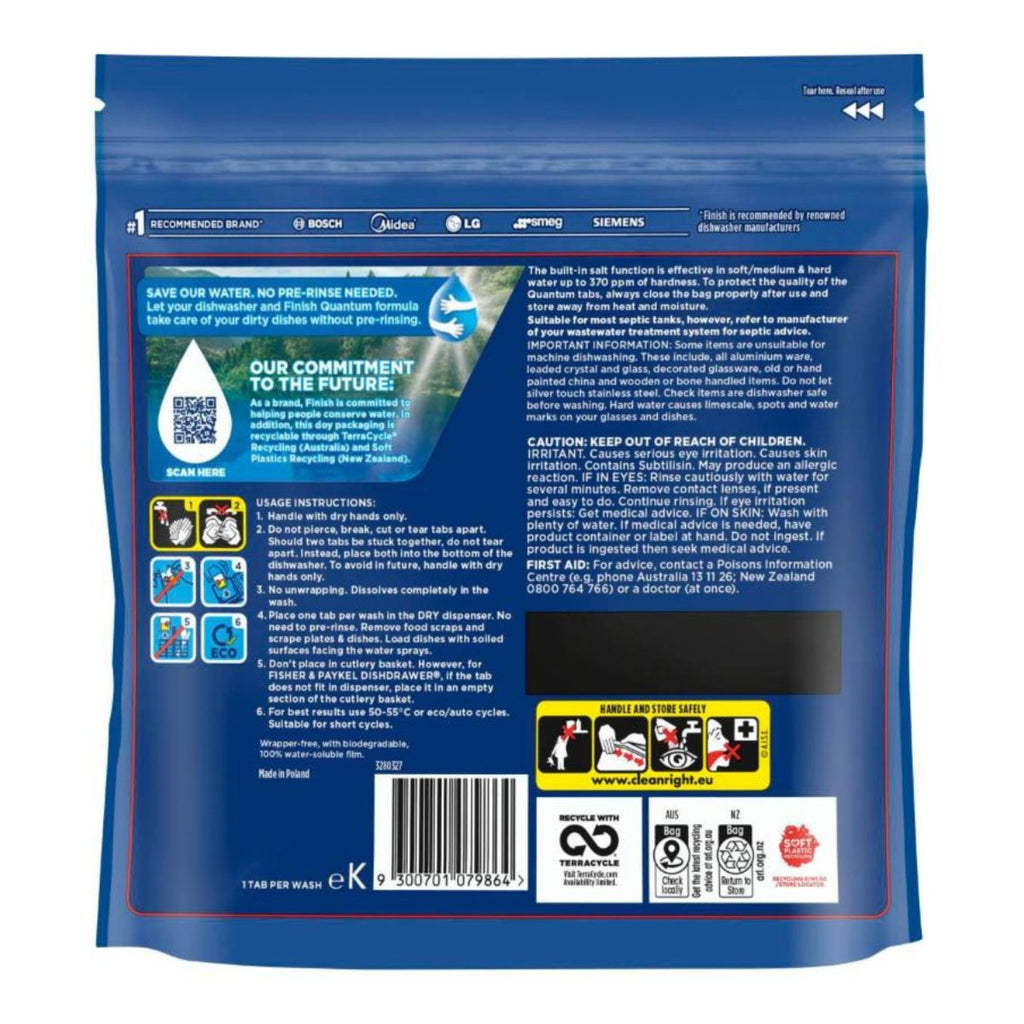 Finish Quantum Lemon x 120 Dishwasher Tablets