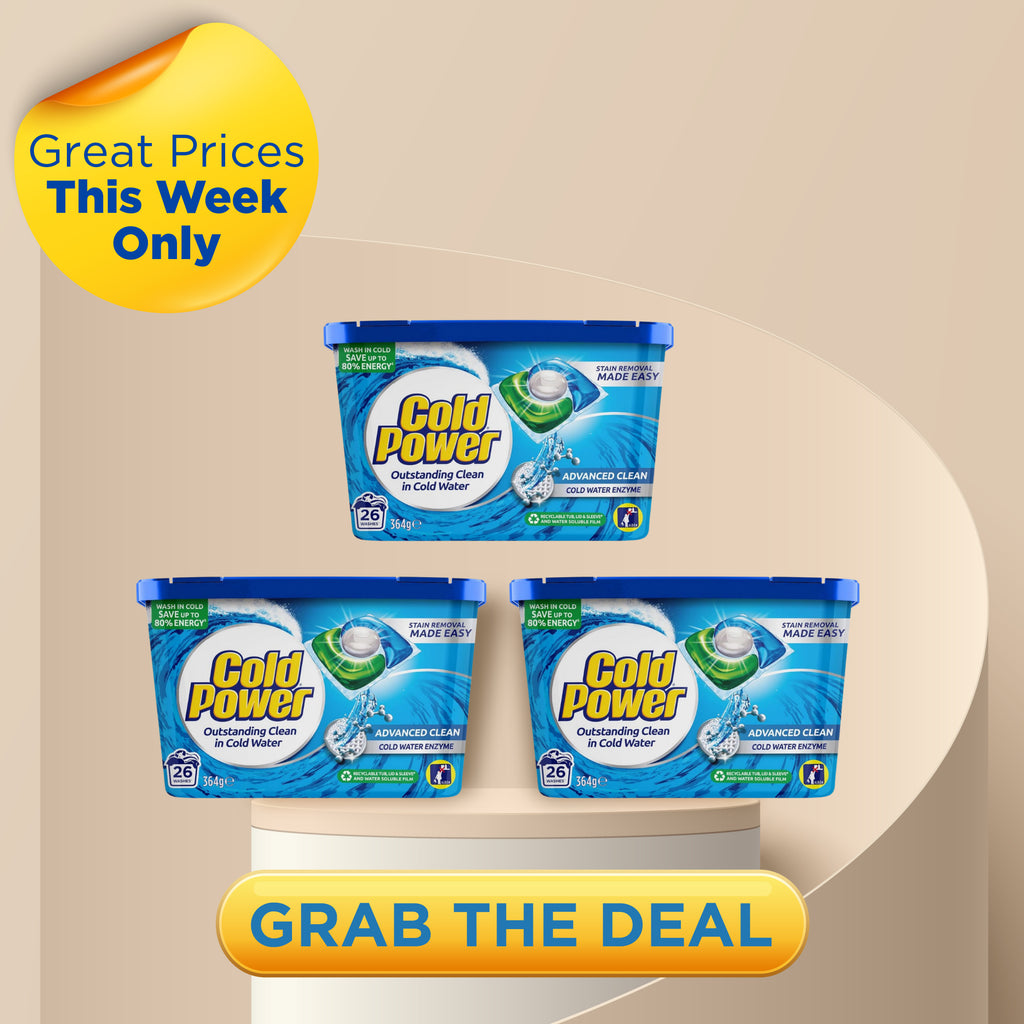 Cold Power Advanced Clean x 78 Laundry Detergent Capsules