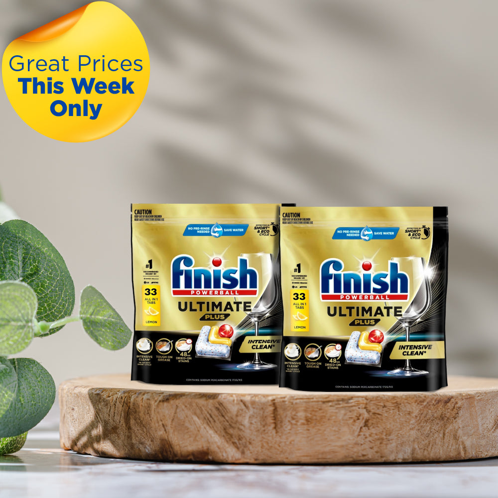 Finish Ultimate Plus x 66 Lemon Dishwasher Tablets