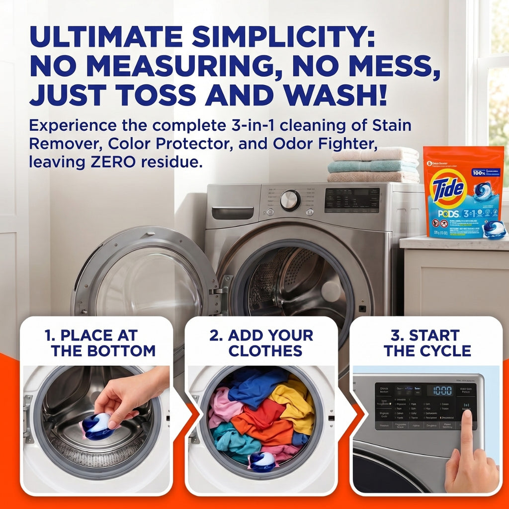 Tide 3 in 1 Original x 32 Laundry Pods